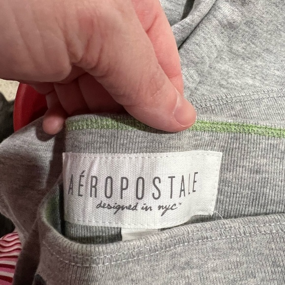NEW NWT Heather gray grey Aeropostale jogger sweats Sz L large - Picture 6 of 8